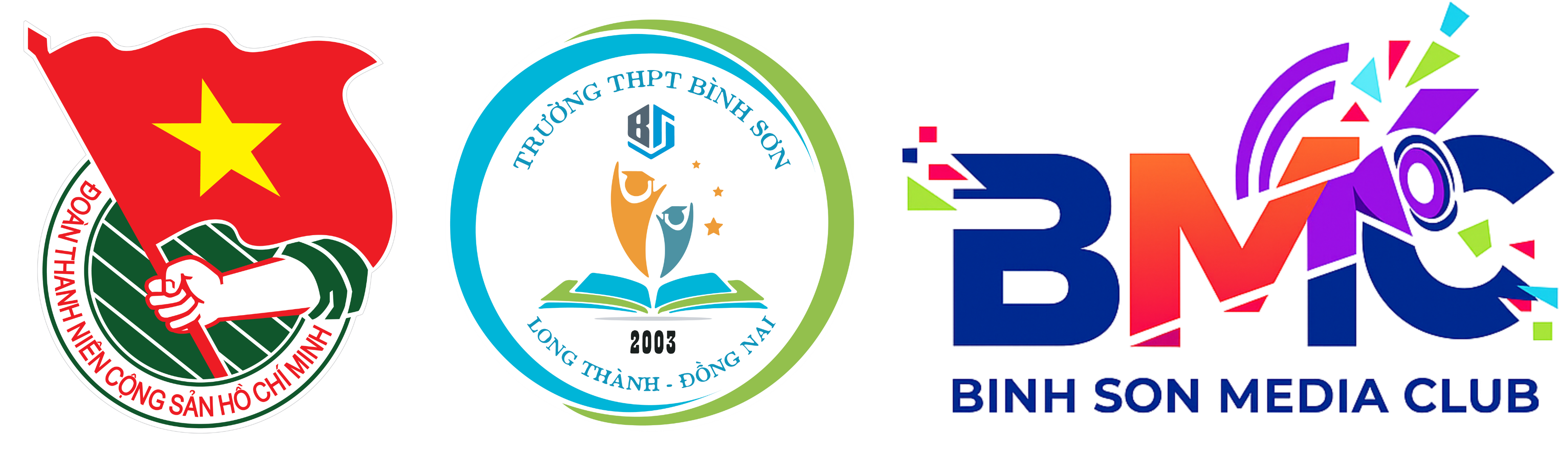 Cụm logo Bình Sơn Media Club